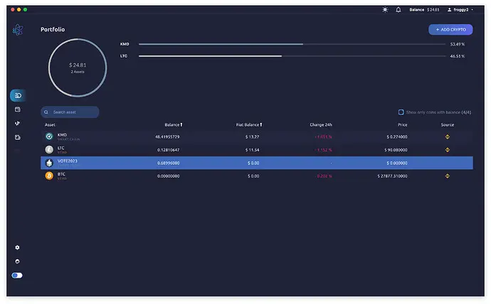 How to Vote on Komodo Wallet Desktop